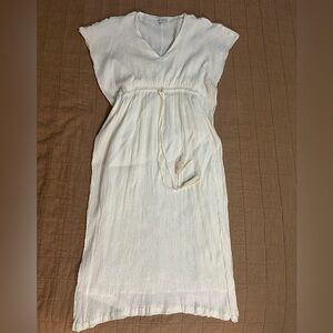 DAVI & DANI Ivory V-Neck Dress